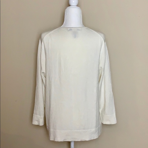 Pursuits Ltd. Button-Down Beaded Cardigan - Picture 7 of 8